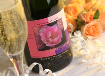 Sisters wedding wine