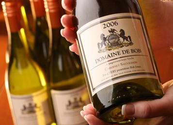 White Wine with Custom Label